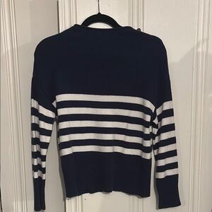 TRUTH Navy and White Striped Sweater